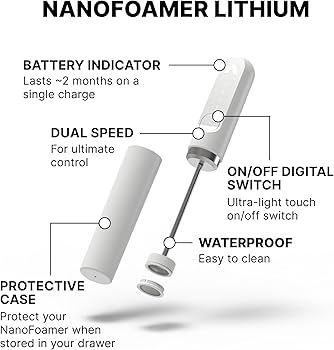 Amazon | サブミニマルパフォーマンスミルクフォーマー - NanoFoamer