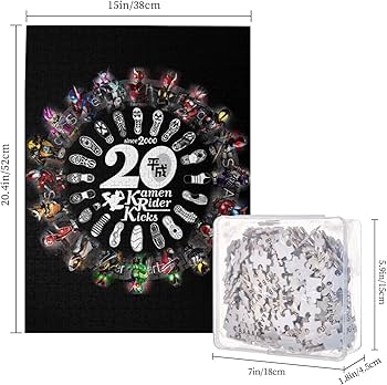 Amazon.co.jp: パズル 仮面ライダー 平成 アニメ 500ピース ジグソー