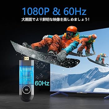 Amazon | KZNTAKU ワイヤレス hdmi 送受信機セット 正規品【日本技適