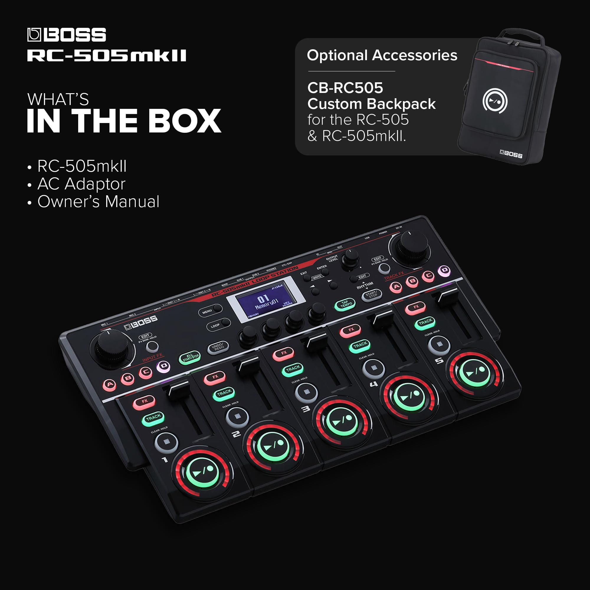 BOSS RC-505mkII Loop Station | Industry-Standard Tabletop Looper