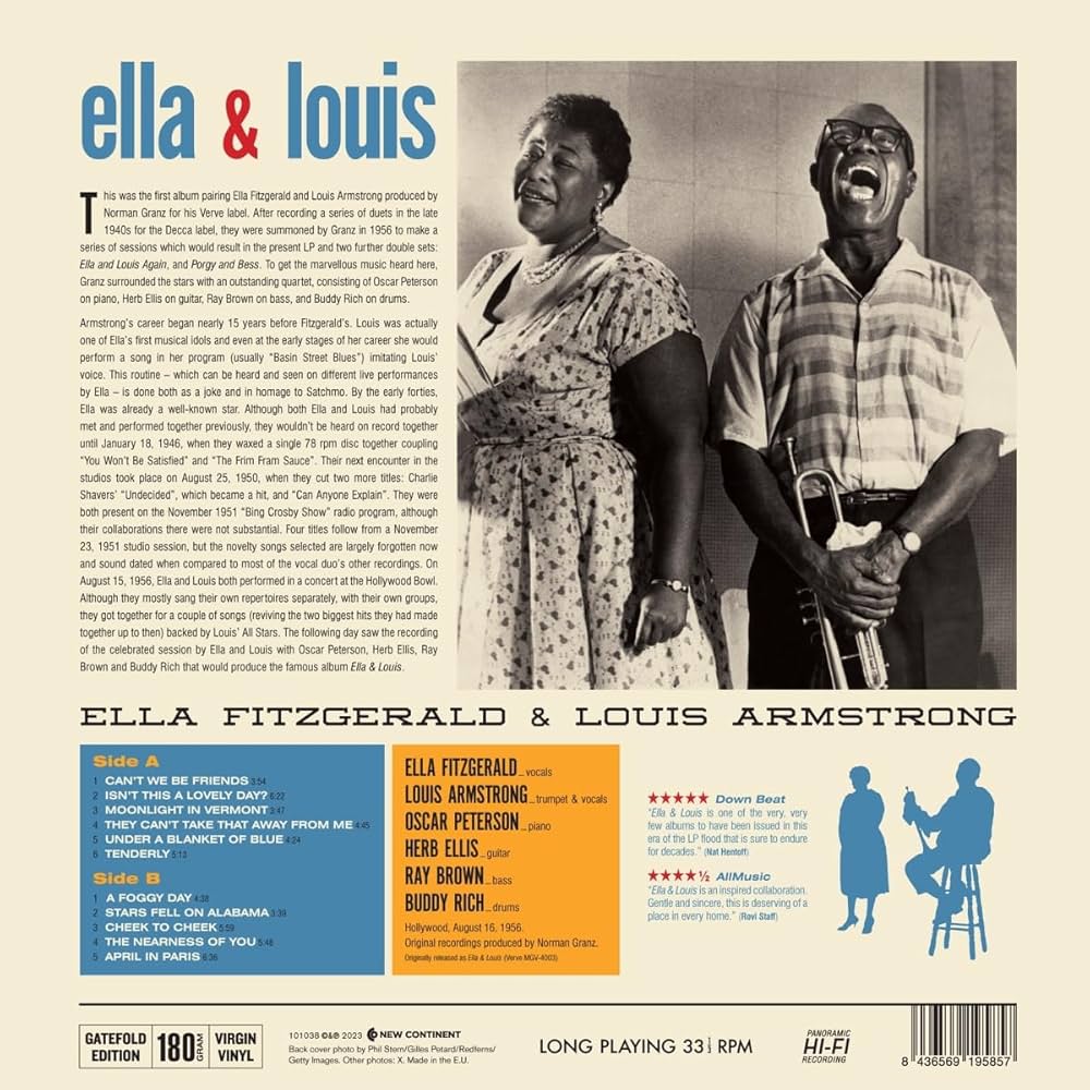 Ella & Louis - Limited Gatefold 180-Gram Vinyl [Analog] - Amazon