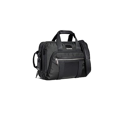 Tumi Men's Alpha Bravo Murray 3 Way Briefcase, Black, O | B2B