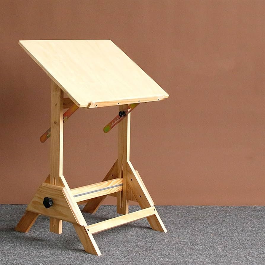 Amazon | 製図テーブル 木製 製図台 デスク 角度調節 可能なテーブル