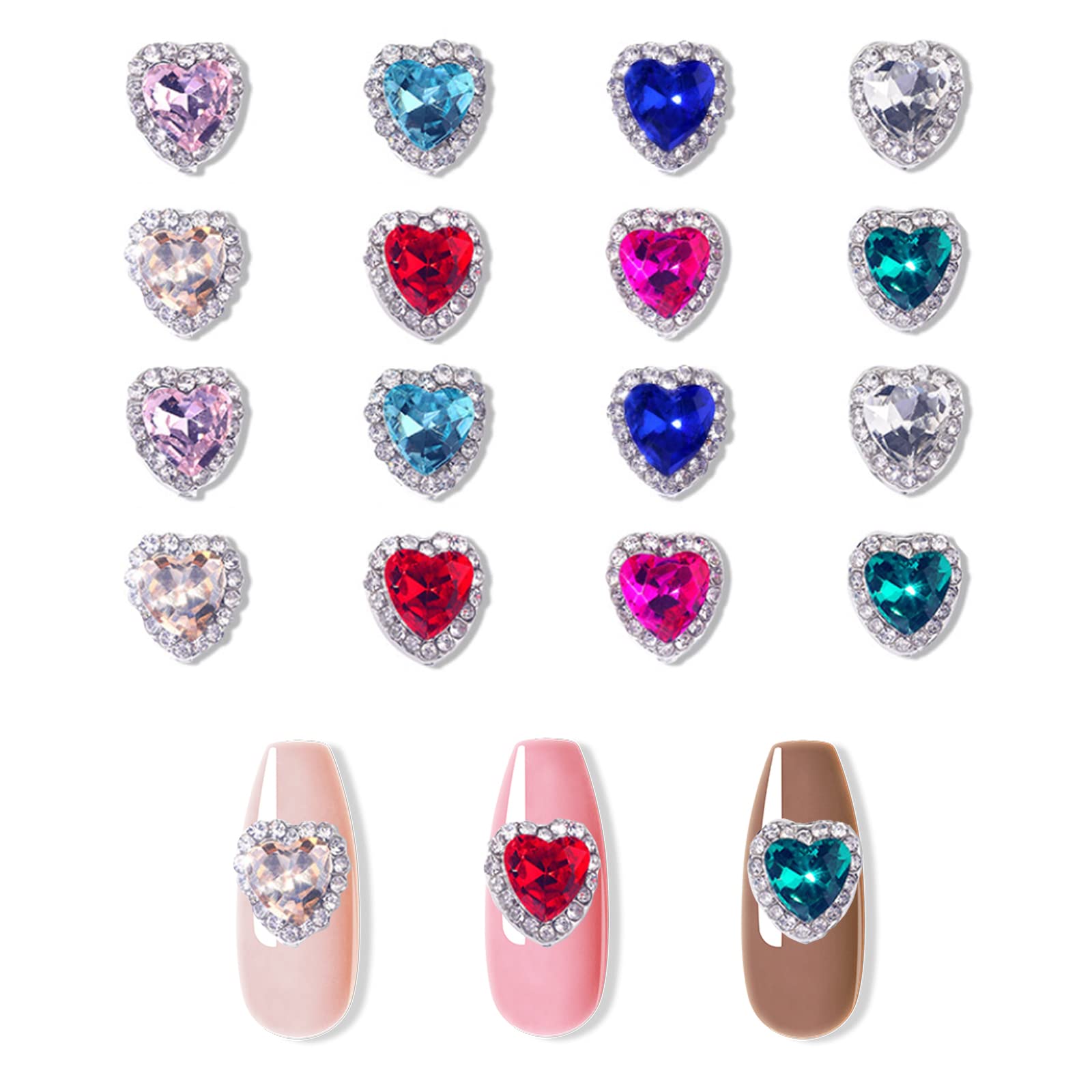3dネイルパーツ ネイル ハート Amazon.co.jp: ネイルパーツ ハート