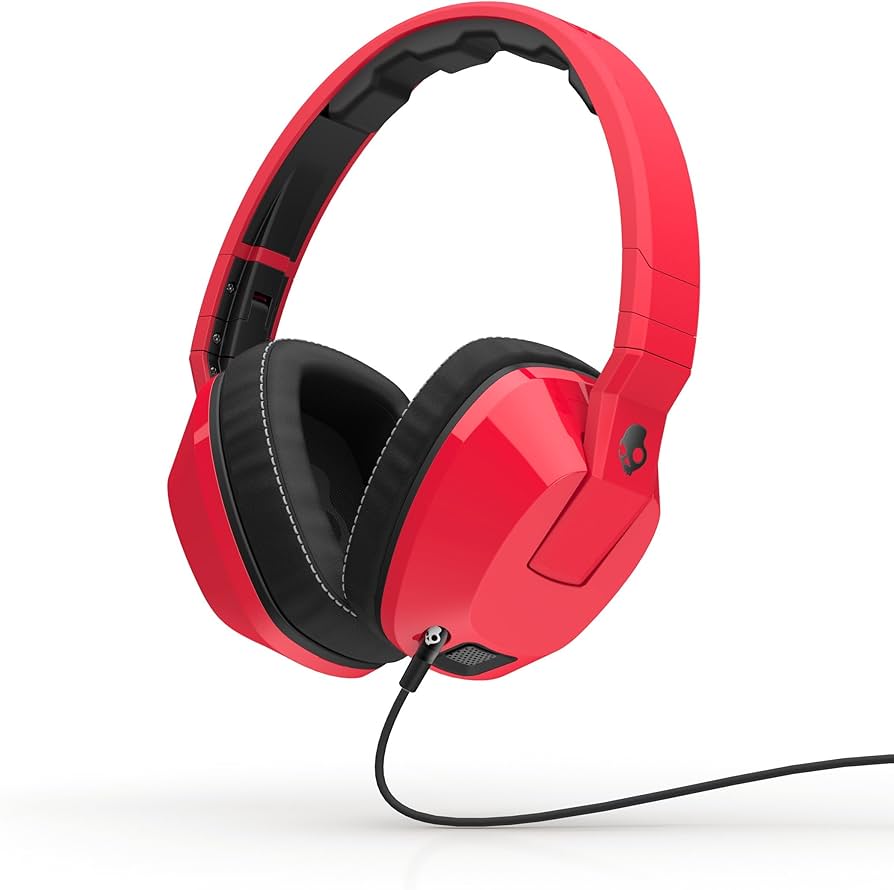Amazon.co.jp: Skullcandy Crusher 密閉型ヘッドホン RED J6SCFY-059