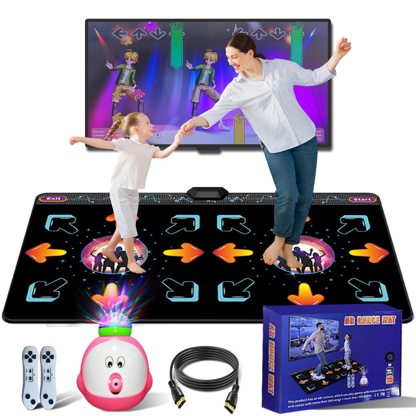 Amazon.com: YRPRSODF Dance Mat for Kid & Adult, Double Dance Mats