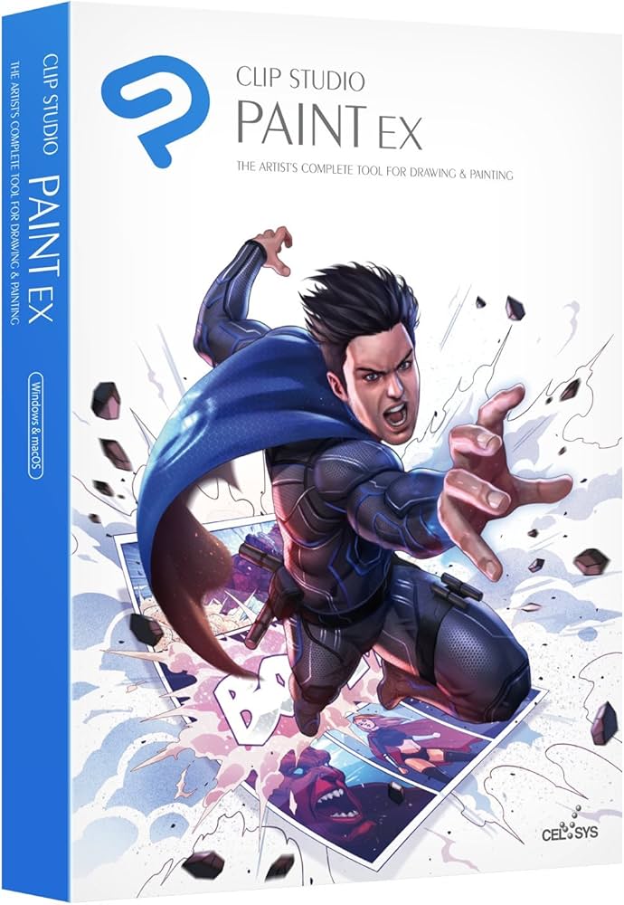 Amazon.com: CLIP STUDIO PAINT EX - Version 1 - Perpetual License