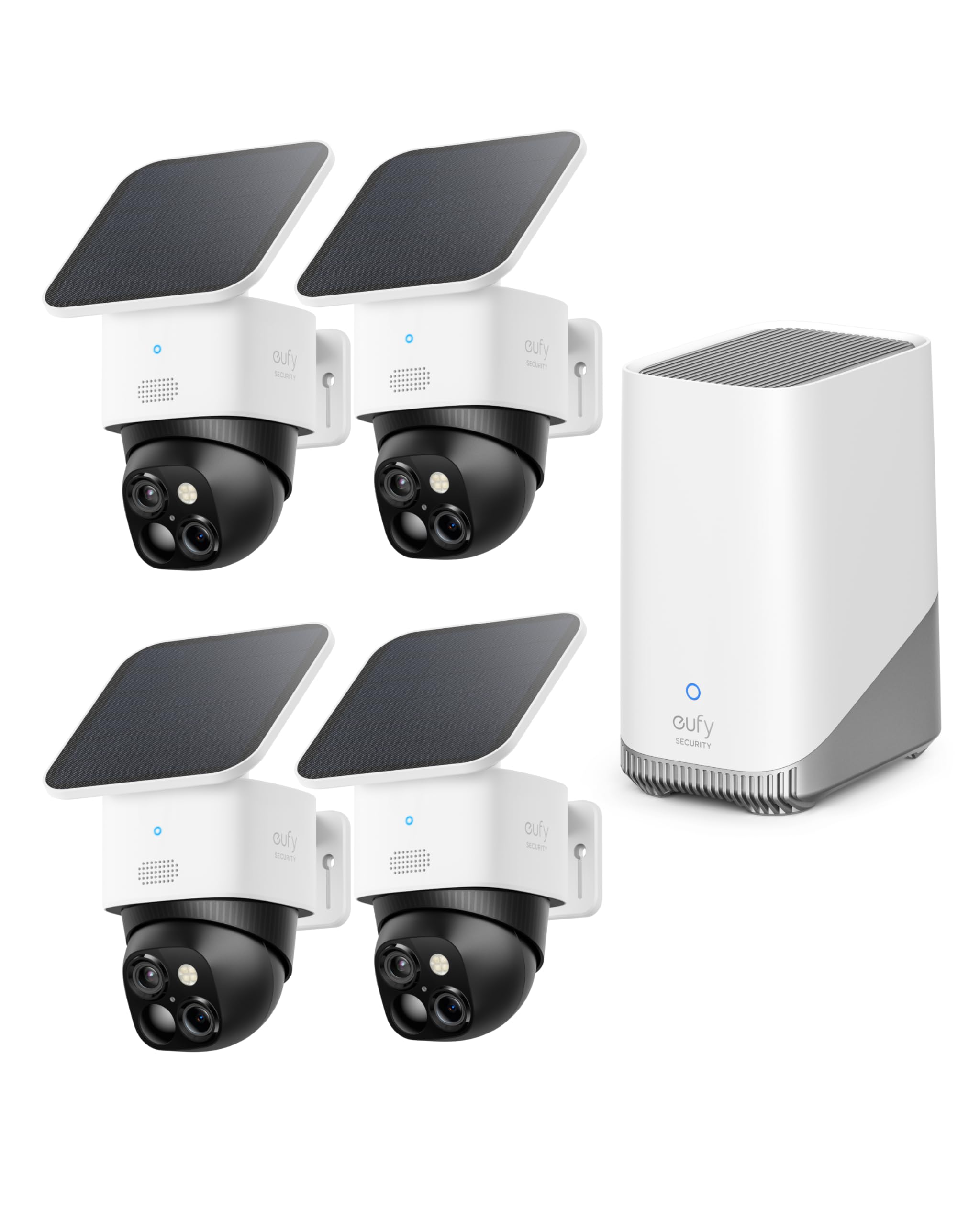 Amazon.com : eufy Security SoloCam S340 4-Cam Kit (HomeBase S380