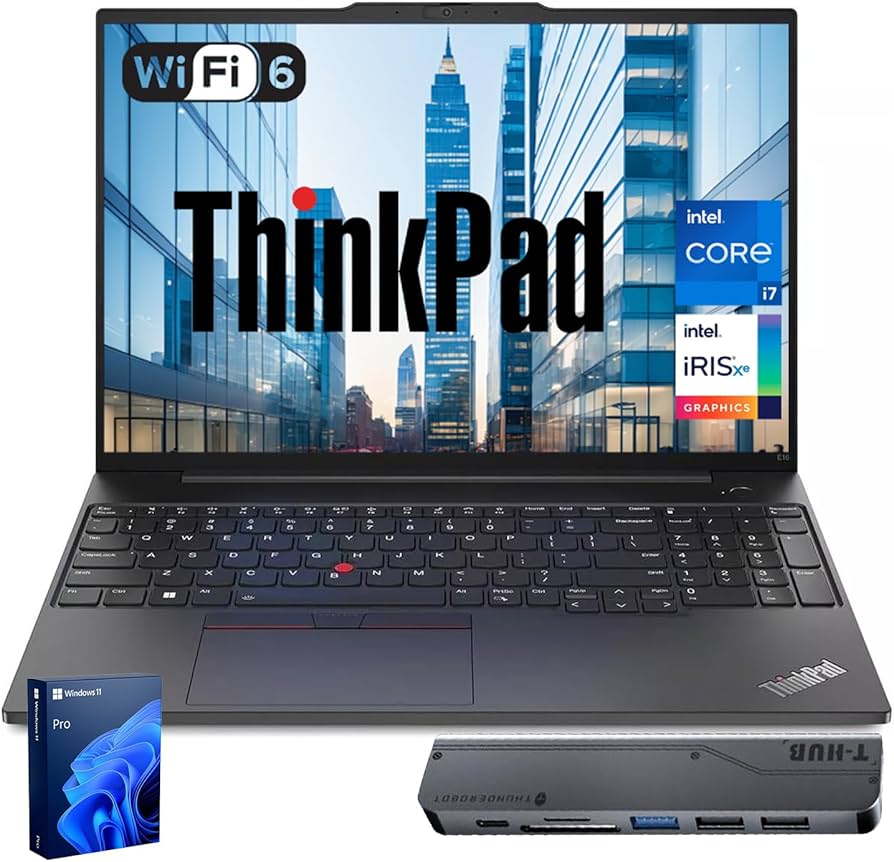 Amazon.com: Lenovo ThinkPad E16 Business Laptop, 16