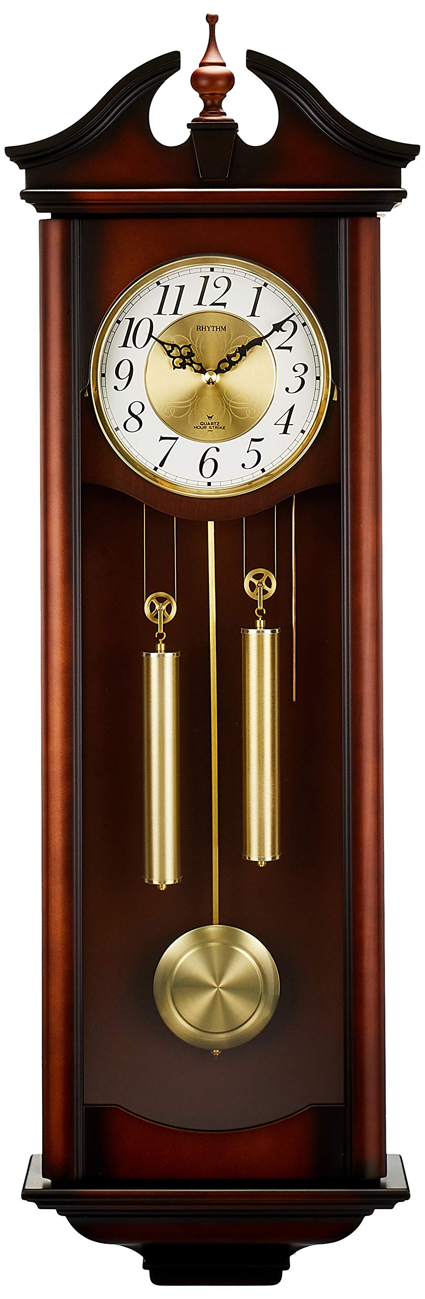 Amazon.co.jp: リズム(RHYTHM) クオーツ 掛け時計 アナログ 振り子