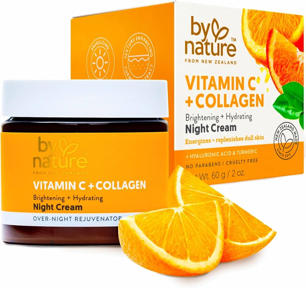 Amazon.com: By Nature Face Night Cream - Vitamin C + Collagen PM