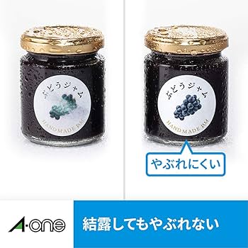 Amazon.co.jp: エーワン ラベルシール インクジェット 超耐水 マット紙