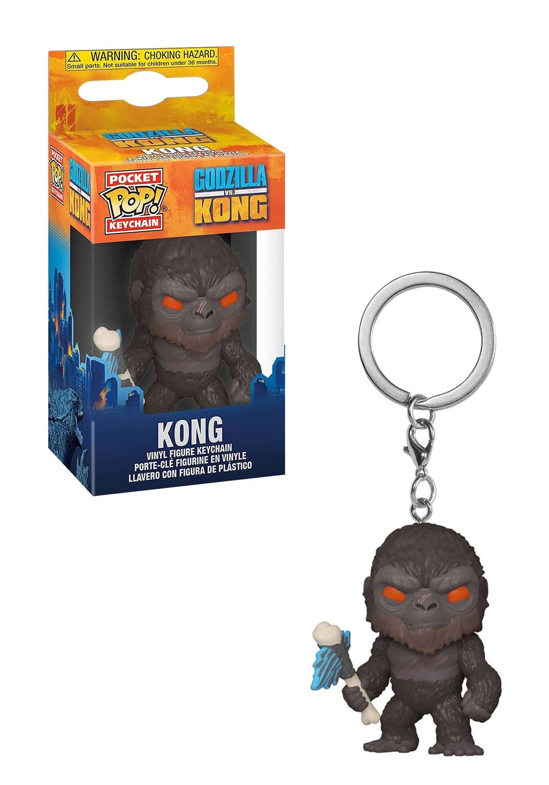 Amazon.com: Funko Pop! Keychain: Godzilla Vs Kong - Kong with Axe