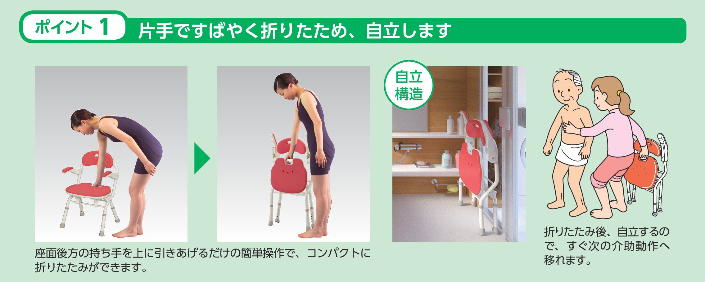 Amazon | アロン化成 安寿 コンパクト折りたたみシャワーベンチ IC(背