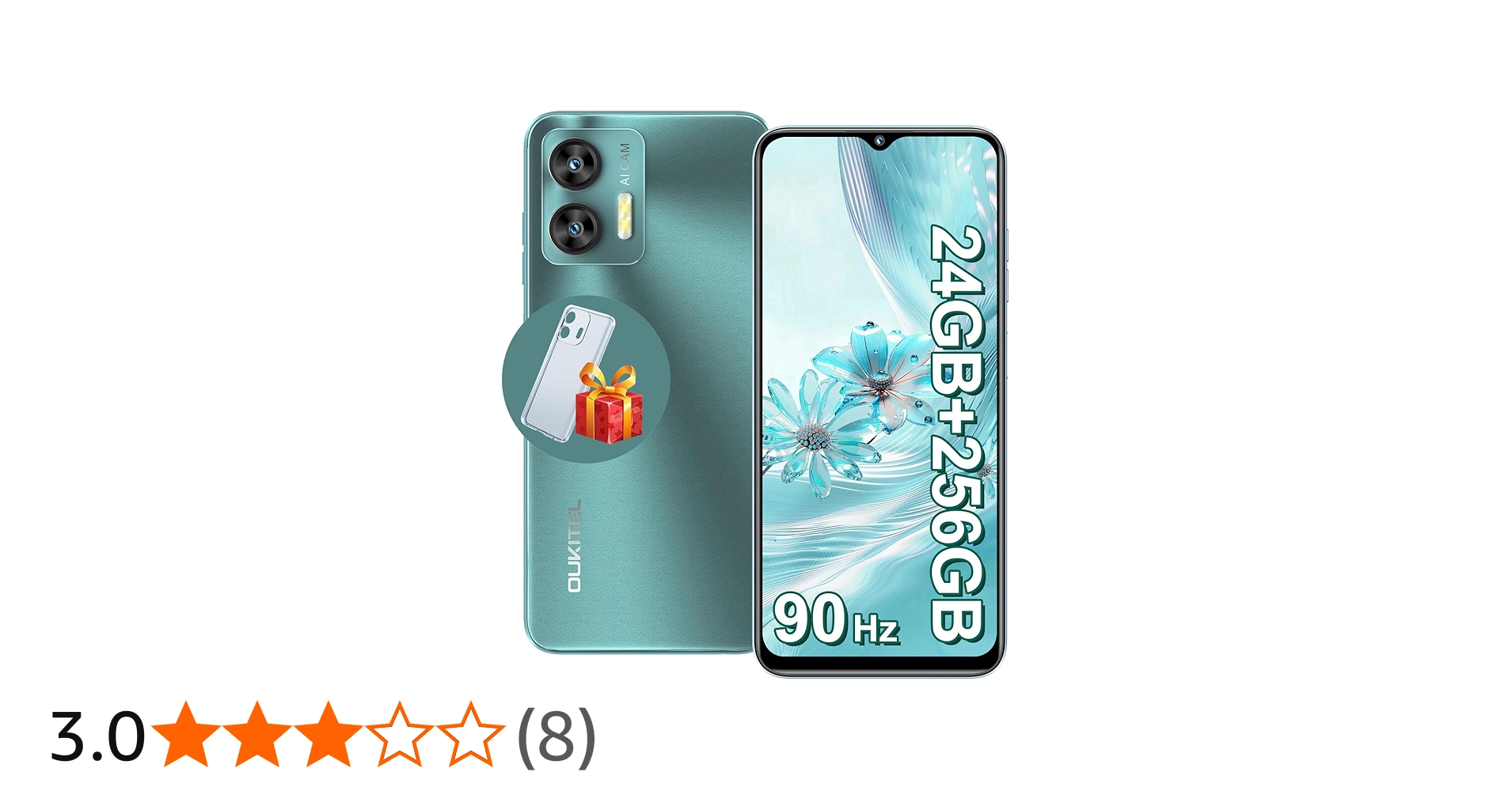 Amazon | OUKITEL C36 SIMフリースマートフォン 本体 Android 14 24GB