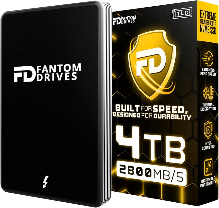 Amazon.com: Fantom Drives - 4TB External 3D NAND TLC Portable