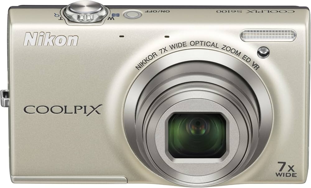 Amazon.co.jp: Nikon COOLPIX S6100 Digital Camera Champagne Silver
