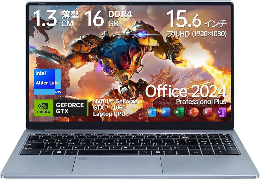 Amazon.co.jp: ノートパソコン office2024 搭載 Win11pro 15.6インチ