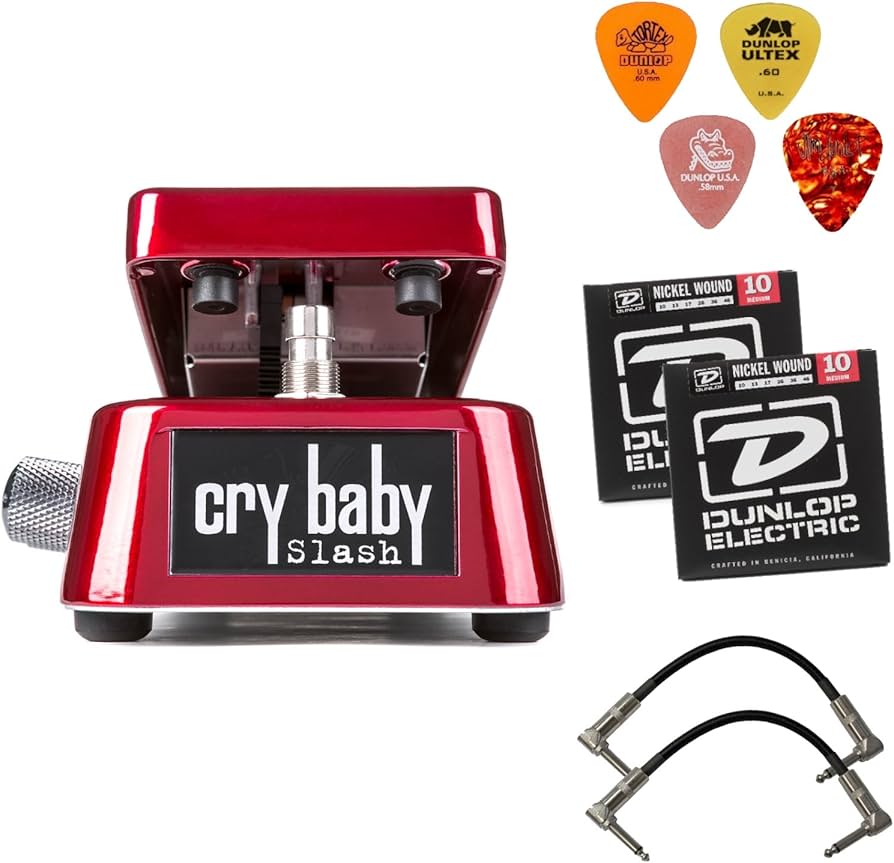 Amazon.com: DUNLOP SW95 Cry Baby Slash Signature Wah Wah Guitar