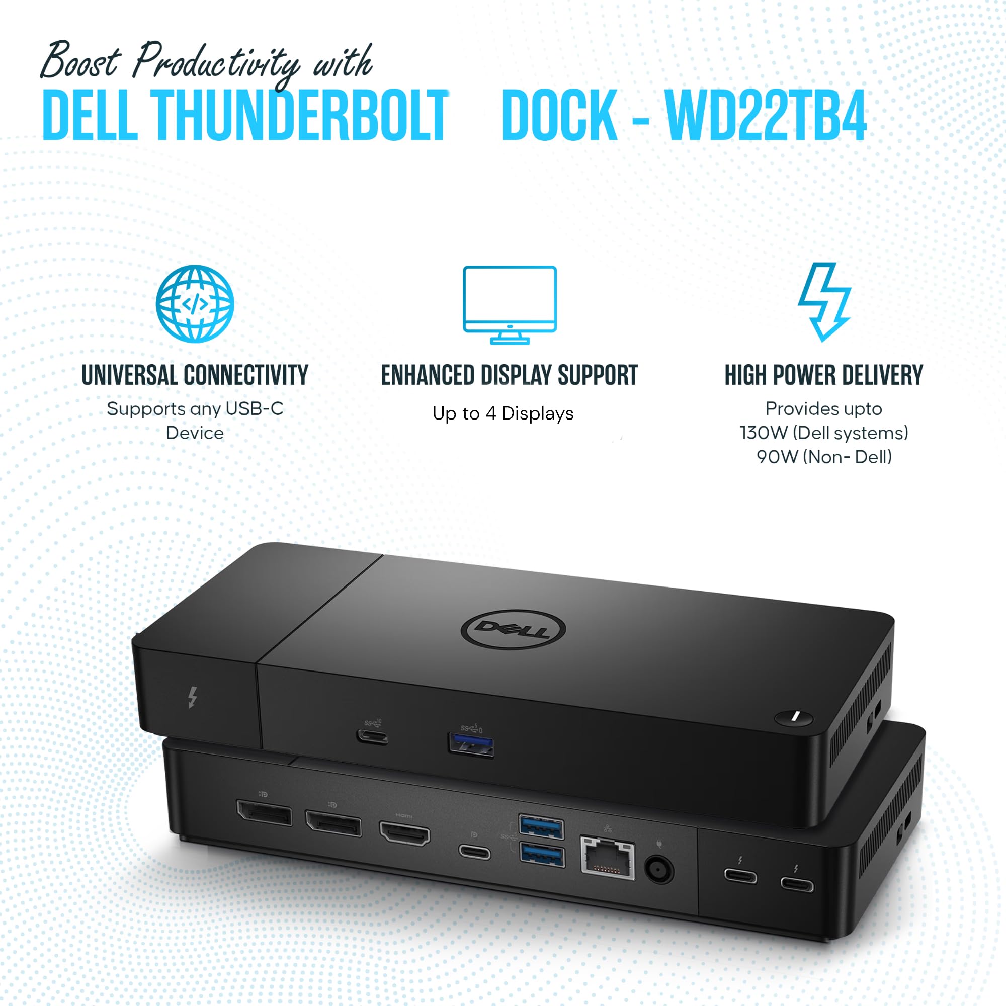 Amazon.co.jp: Koncept Dell WD22TB4 Thunderbolt 4ドック - Dell