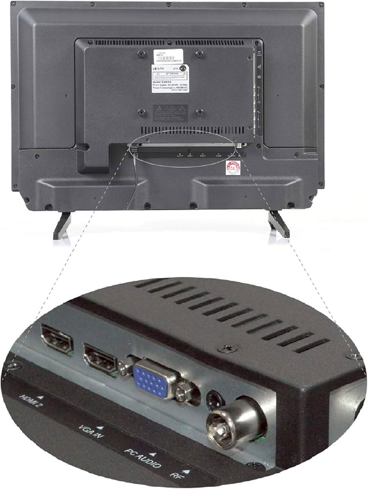 Shinco 60 cm (24 Inches) HD Ready LED TV SO2A (Black) (2019 model