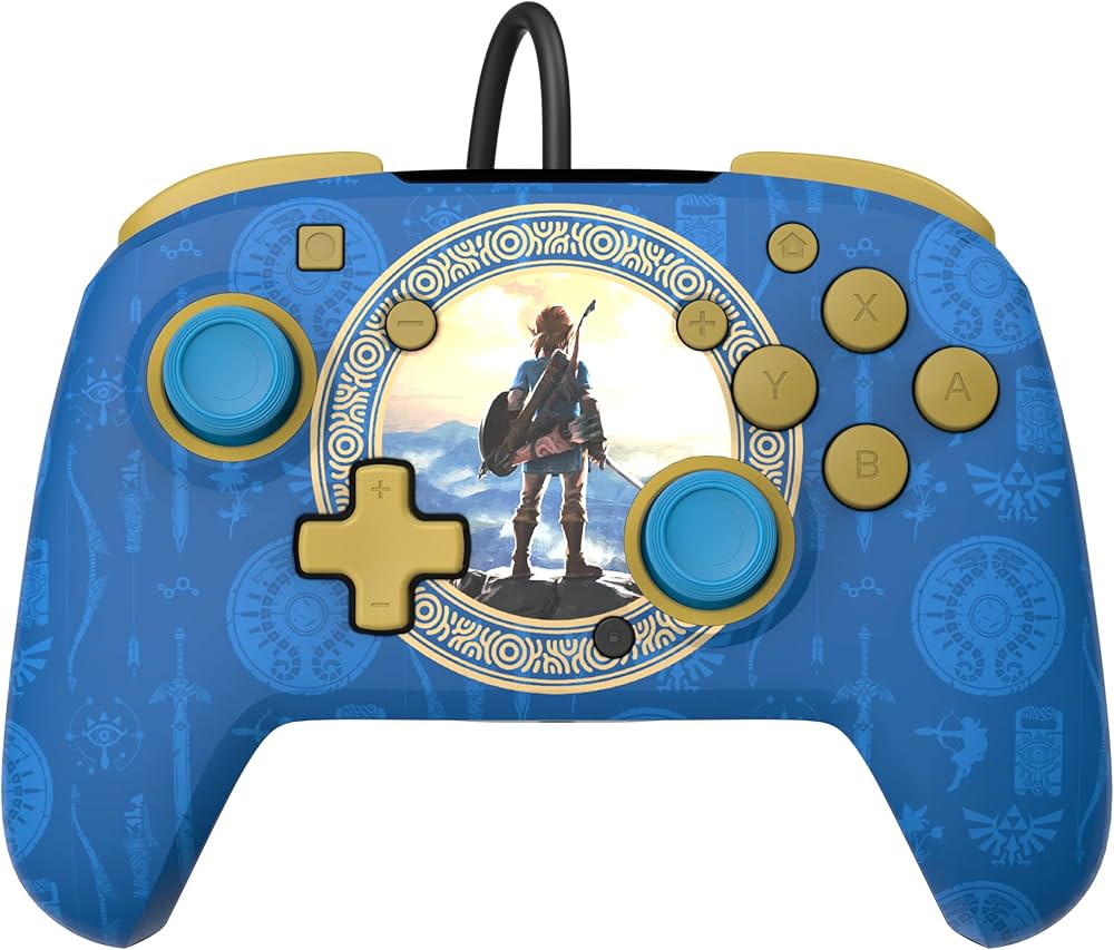 Amazon.co.jp: NINTENDO SWITCH HYRULE BLUE REMATCHコントローラー