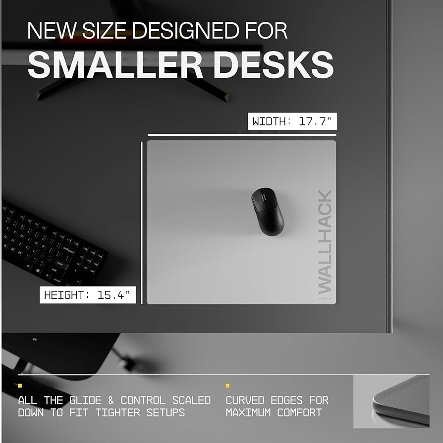 Amazon.com: Wallhack SP-004A Glass Gaming Mouse Pad – 4th Gen