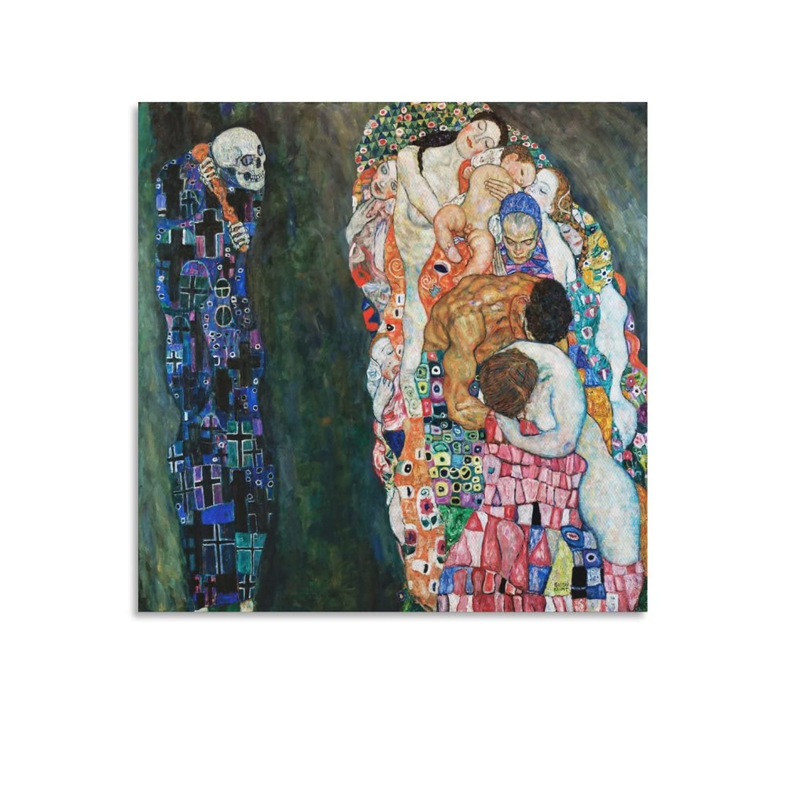 Amazon.co.jp: Gustav Klimtグスタフ・クリムト名画の数々ポスター『死