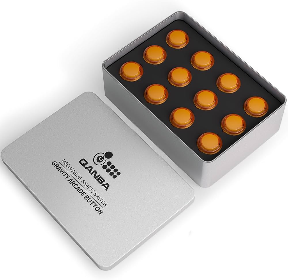 Amazon.co.jp: QANBA Gravity KS アケコン ボタン 24/30MM アケコン