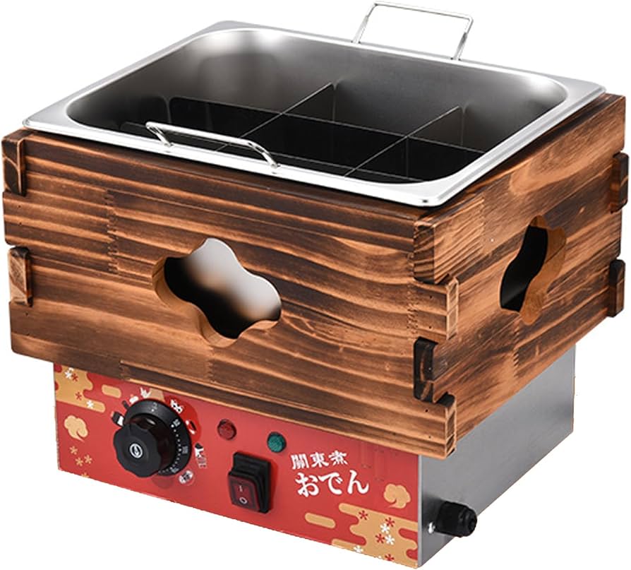 Amazon | おでん鍋 家庭用 10L大容量 電気おでん鍋 1200w 仕切り付