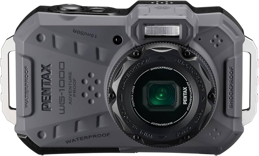 Amazon.com: PENTAX WG-1000 Gray Waterproof Digital Compact Camera