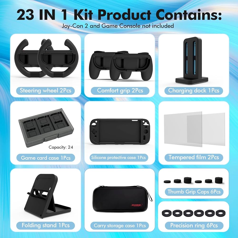 Amazon.com: Accessories Bundle for Nintendo Switch 2 (2025 Model