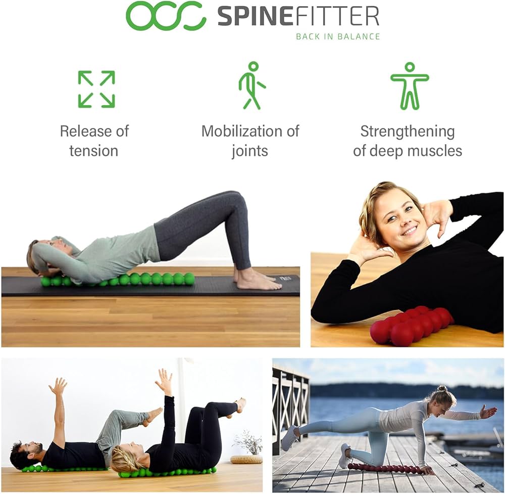 Amazon.com: SPINEFITTER by SISSEL Green | Massager for Back