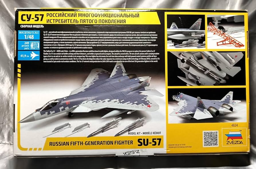 Amazon.co.jp: ズベズダ 1/48 Su－57 スホーイ マーベリック敵機