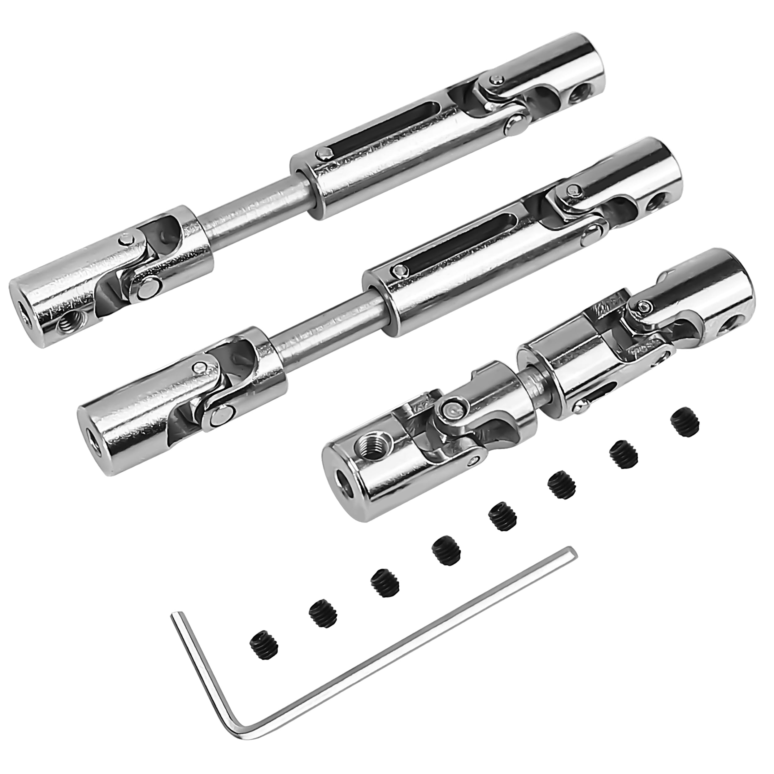 Amazon.com: 3Pcs Stainless Steel RC Upgrade Universal Drive Shaft