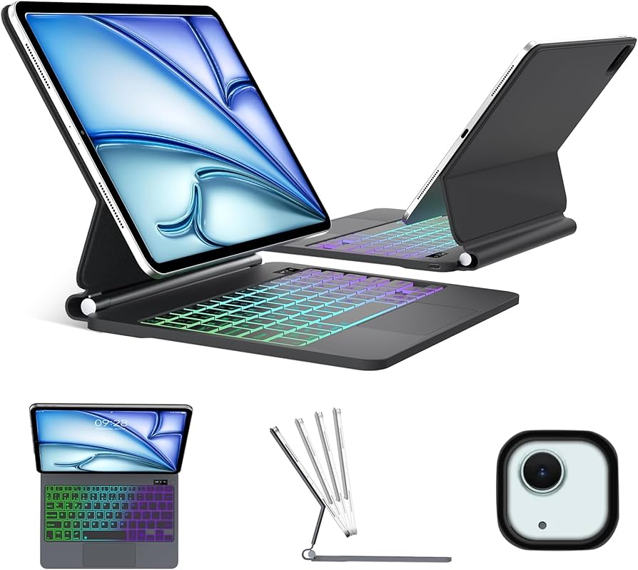 Amazon.com: BORIYUAN Magic Keyboard Case for iPad Air 11-inch (M3