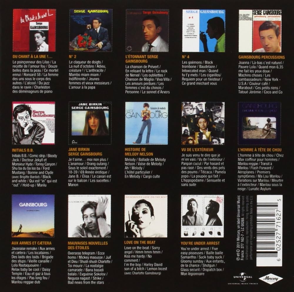 Amazon.co.jp: Serge Gainsbourg: L'Essentiel des Albums Studio 1958