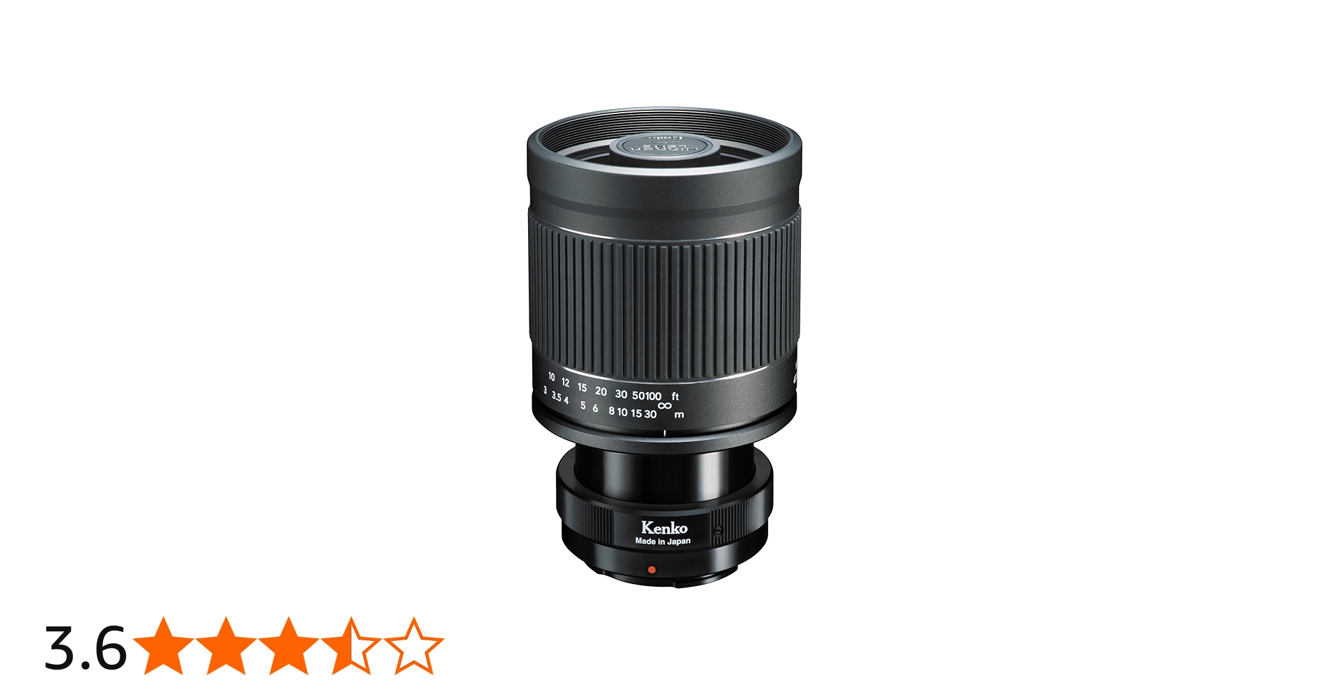 Amazon.co.jp: Kenko 望遠レンズ ミラーレンズ 400mm F8 NII ソニーE用