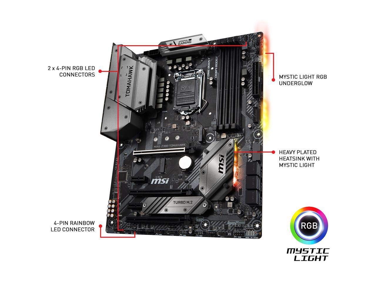 Amazon.com: MSI MAG Z390 Tomahawk LGA1151 (Intel 8th and 9th Gen