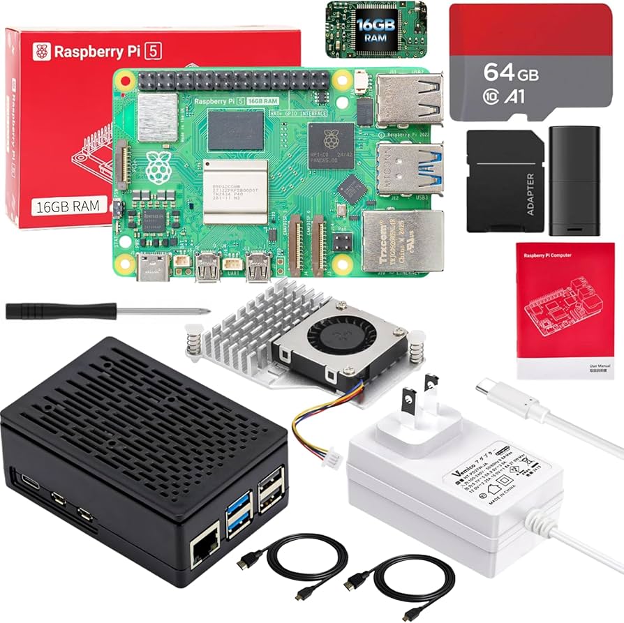 Amazon.co.jp: Vesonn Raspberry Pi5 16GB Starter Kit 技適を取得済み
