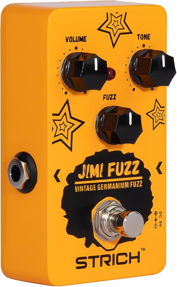 Amazon.com: STRICH Jimi Fuzz Guitar Pedal, Compact Electric Guitar