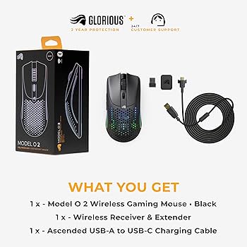 Amazon.co.jp: グロリアス(Glorious) MODEL O 2 Wireless 超軽量68g 大