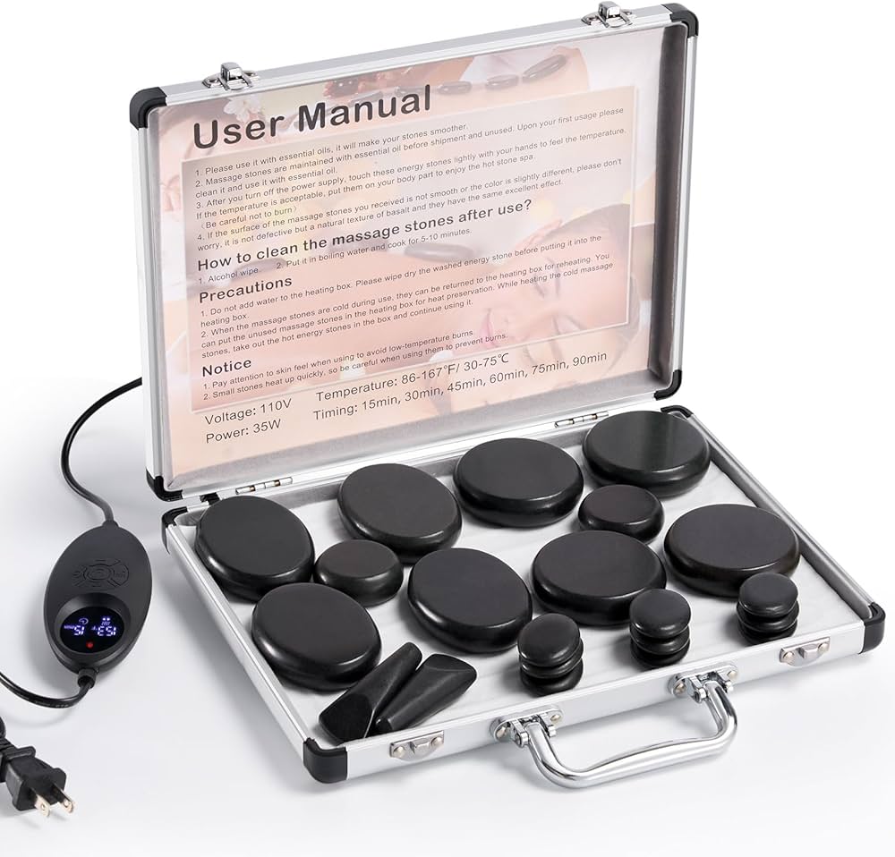 Amazon.com: Hot Stones Massage Warmer Kit with Temperature