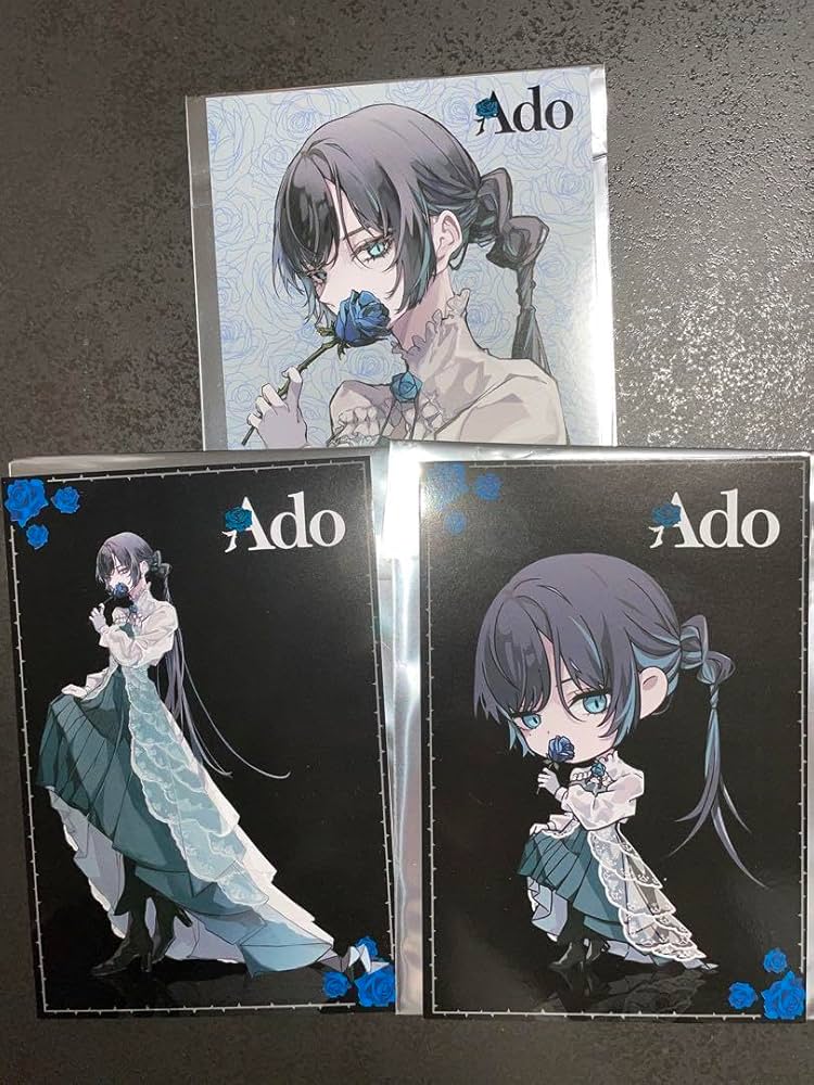 Amazon.co.jp: Ado ラウンドワンコラボ ノベルティポストカード3種