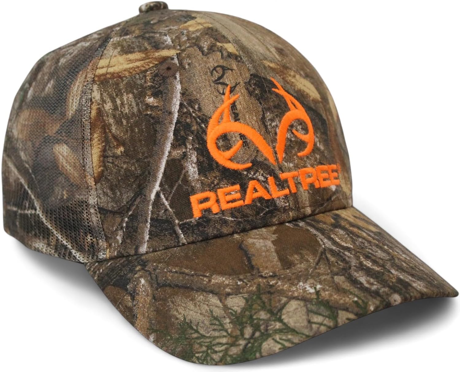 Realtree - Brandclub - Realtree Edge Blaze Logo Camo Mesh Trucker