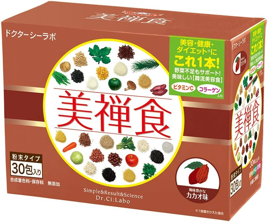 Amazon | ドクターシーラボ 美禅食カカオ味 | ドクターシーラボ