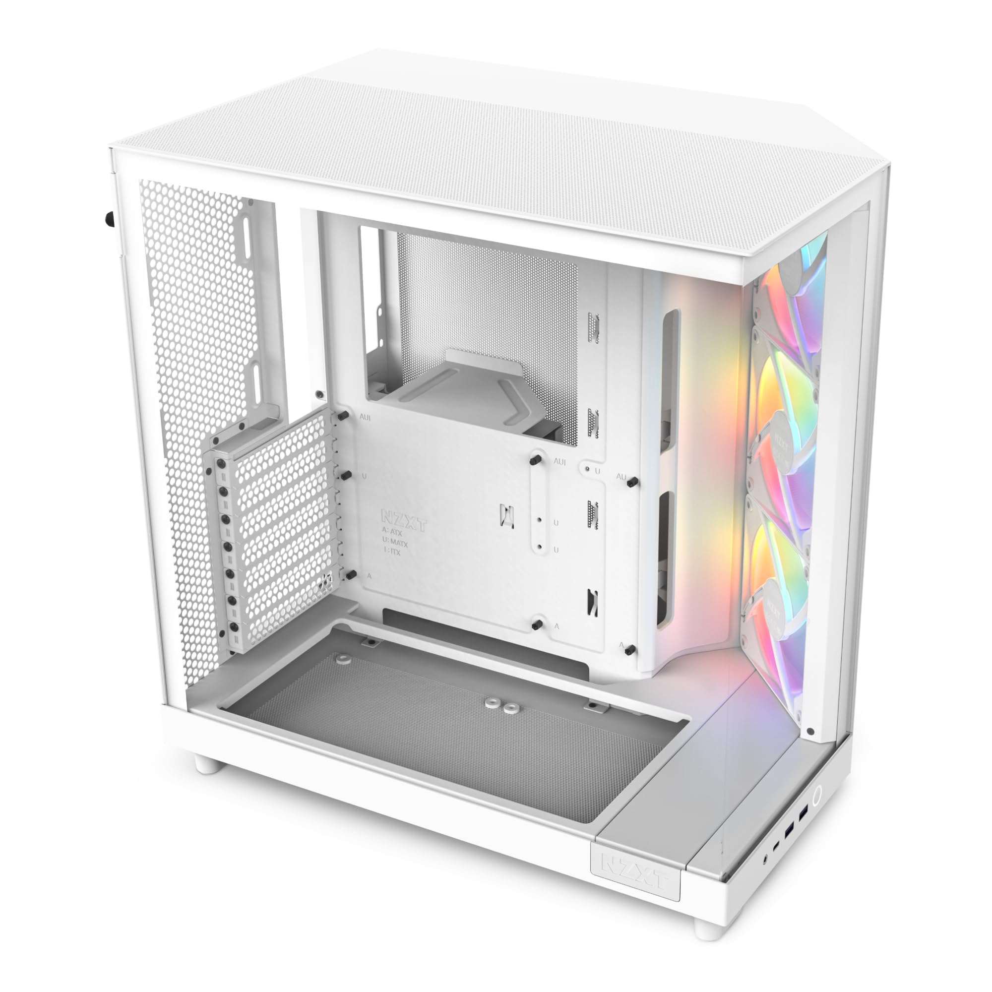 Amazon.com: NZXT H6 Flow RGB Mid-Tower Airflow Case with 3 RGB