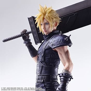 Final Fantasy VII Remake: Cloud Strife Static Arts Figure, Figures