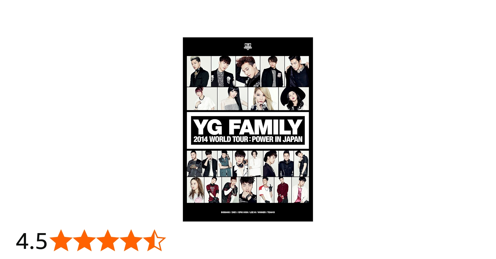 Amazon.co.jp: YG FAMILY WORLD TOUR 2014 -POWER- in Japan (DVD3枚組