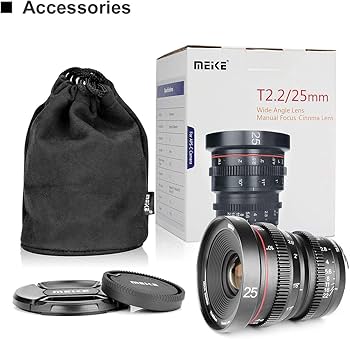 Amazon | Meike MK-25mm T2.2大口径マニュアルフォーカスプライムミニ